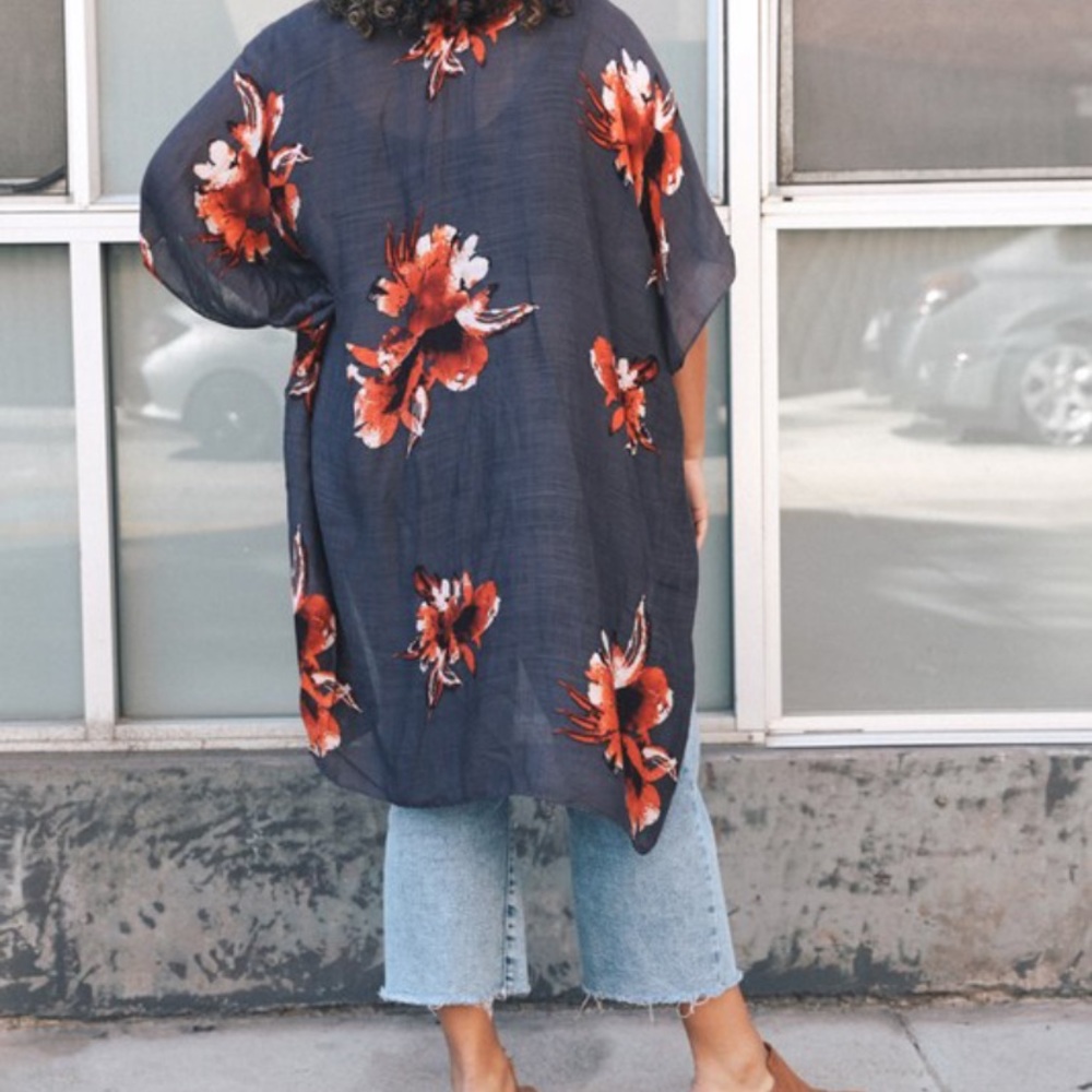 Sold do not purchase New Bohemian Print Kimono - Picture 6 of 7